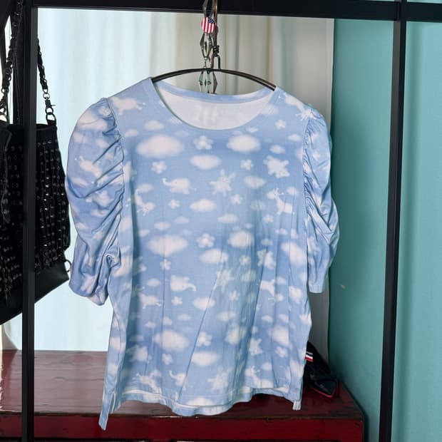 Cloud Puff Sky Blue Tee