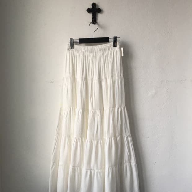 White long skirt