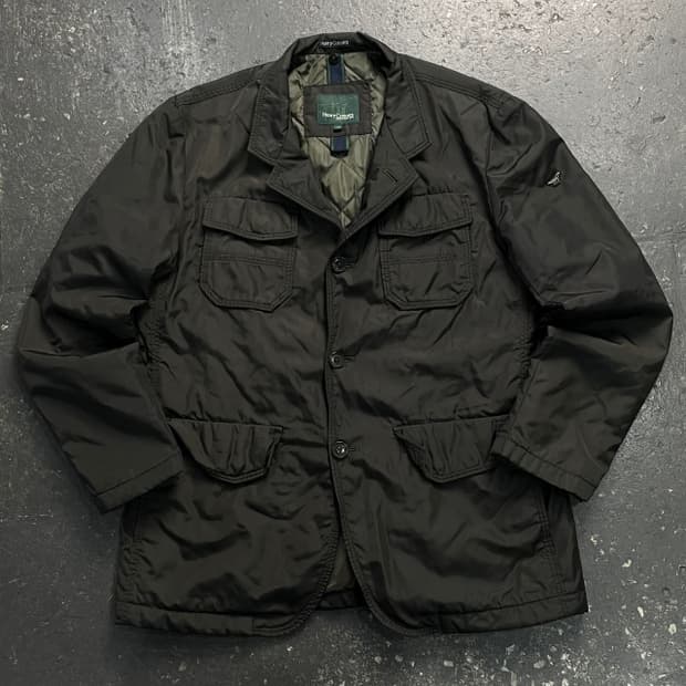 105 헨리코튼 나일론 누빔 자켓