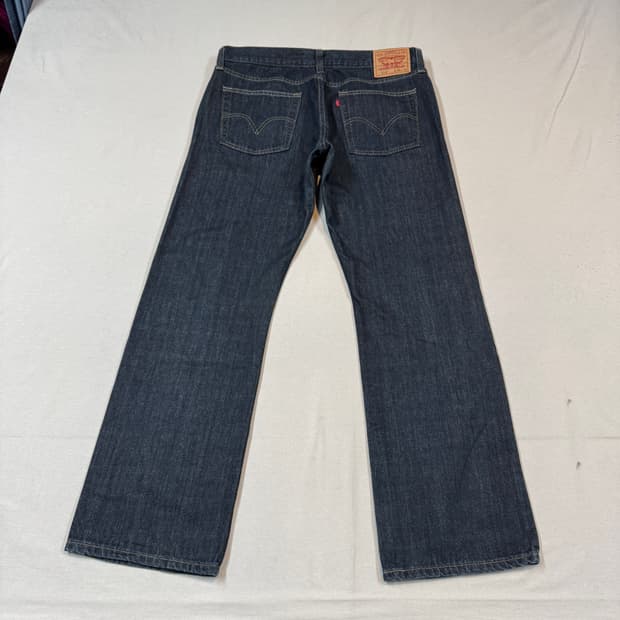 36inch) 리바이스 514 슬림 스트레이트 진청 데님 청바지