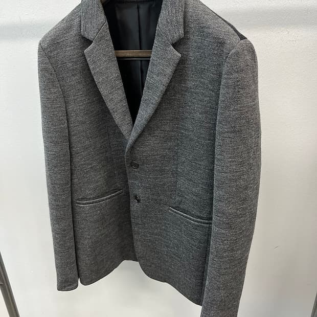 105) 시스템옴므 그레이 울자켓 