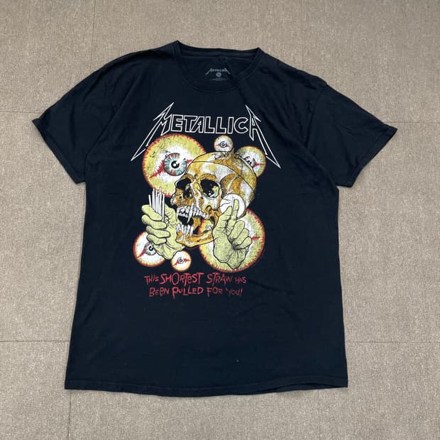 metallica 오리지널 메탈리카 밴드티셔츠 xl 