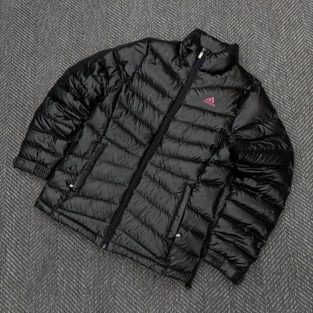 아디다스 경량패딩 블랙