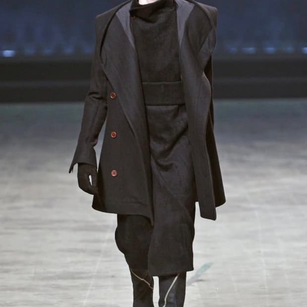 릭 오웬스 2011FW 후드 코트