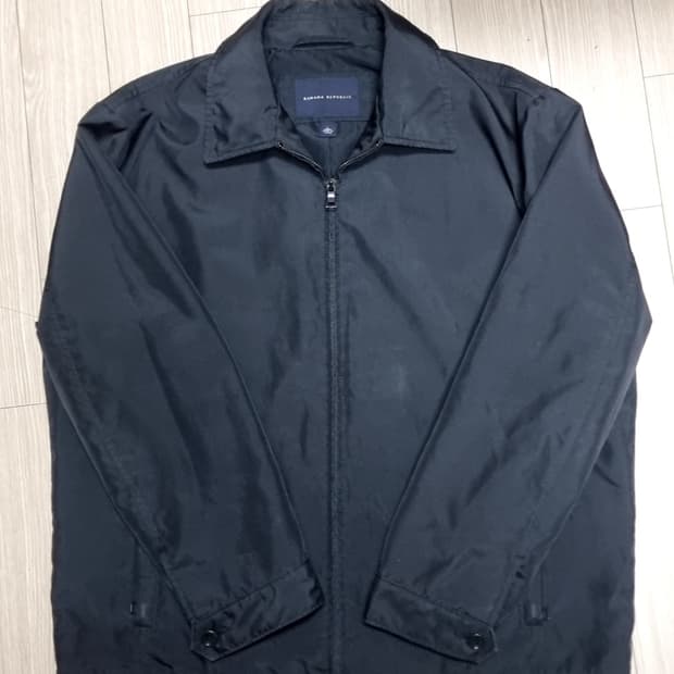 바나나리퍼블릭 블랙 남성 헤링턴 자켓(105)