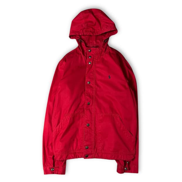 폴로랄프로렌 레드 스트링 후드 자켓 S