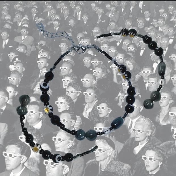 Bracelet looking at Flowers