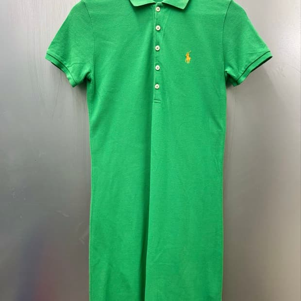 Ralph Lauren Sport 랄프로렌 스포츠 그린색상 반소매 원피스