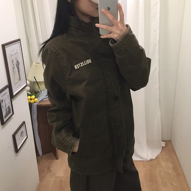 여성 홀리스터 야상자켓 100