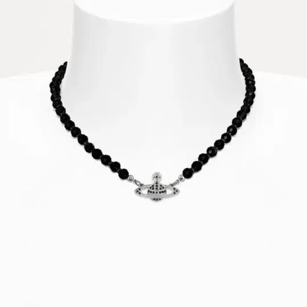 (구매) 비비안웨스트우드 블랙펄 목걸이 진주 