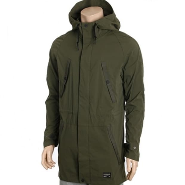 XL 나이키 FC 파커 스판 야상 바람막이 후드 자켓