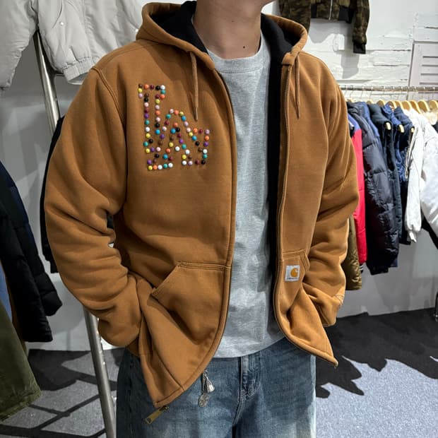 칼하트 빈티지 LA 커스텀 후드 자켓