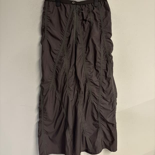 HIROKO BIS Shirring Detail Long Skirt