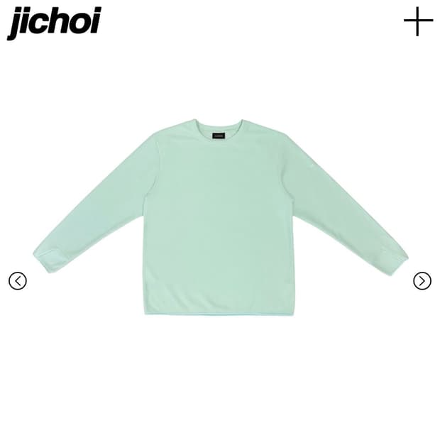 지초이 25-004 마이크로 폴라 플리스 슬리브 허니듀 민트