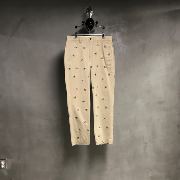 폴로 랄프로렌 멀티 자수 치노 팬츠 베이지 32/30