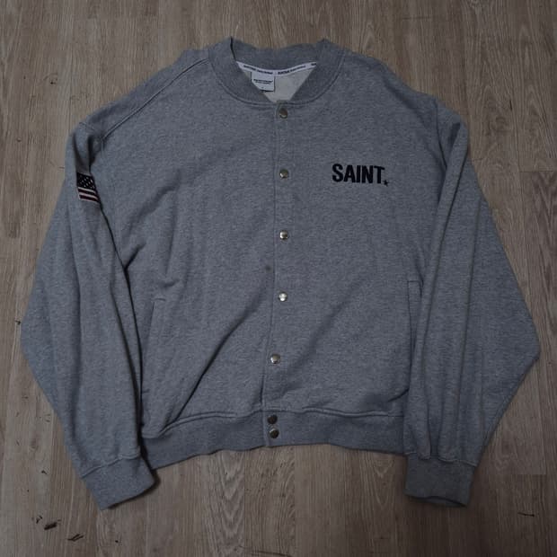 세인트페인 오리지널 가먼츠 성조기 패치 코튼 스타디움 자켓 L(100)