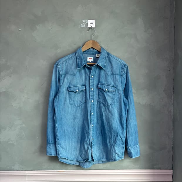 리바이스 웨스턴 데님 셔츠