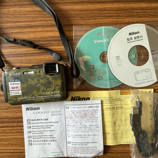 [S급-정식 한글판] 니콘 쿨픽스 AW110