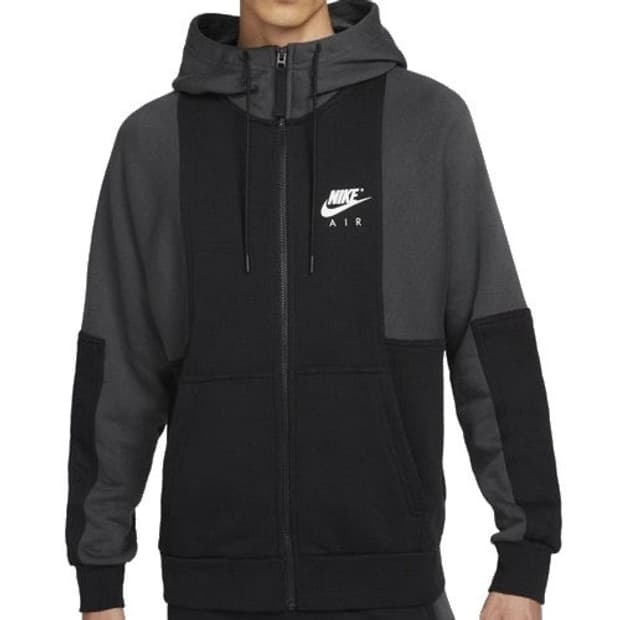 나이키 NSW 에어 풀 집 후드 블랙