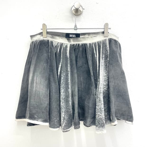 diesel wash tie-dye skirt