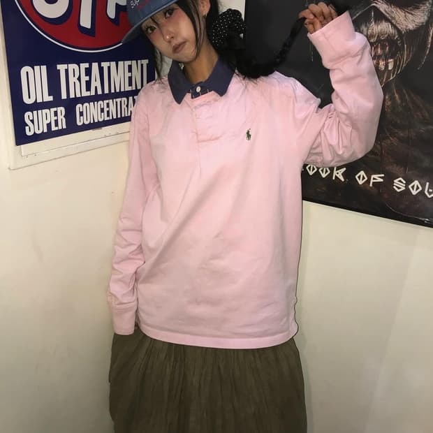 Polo Baby Pink Rugby T-shirt
