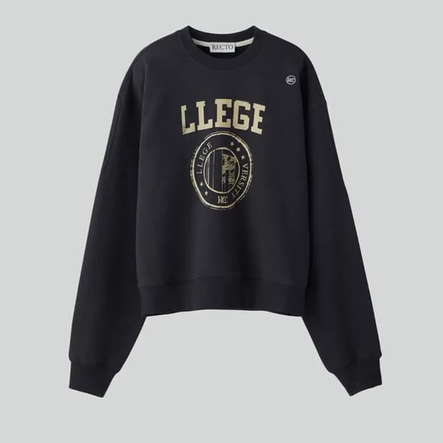 렉토 리지 맨투맨 차콜