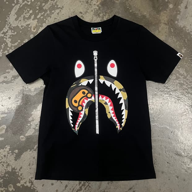 베이프 마일로샤크 반팔 블랙 우먼 S