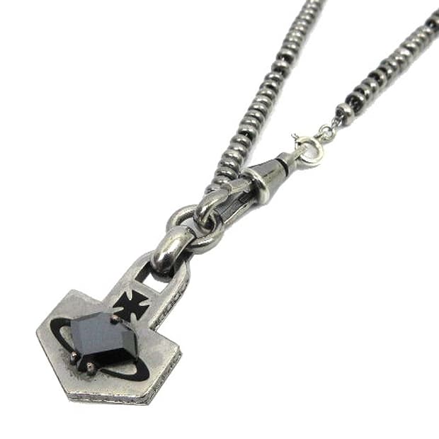 Vivienne Westwood Black Stone Necklace