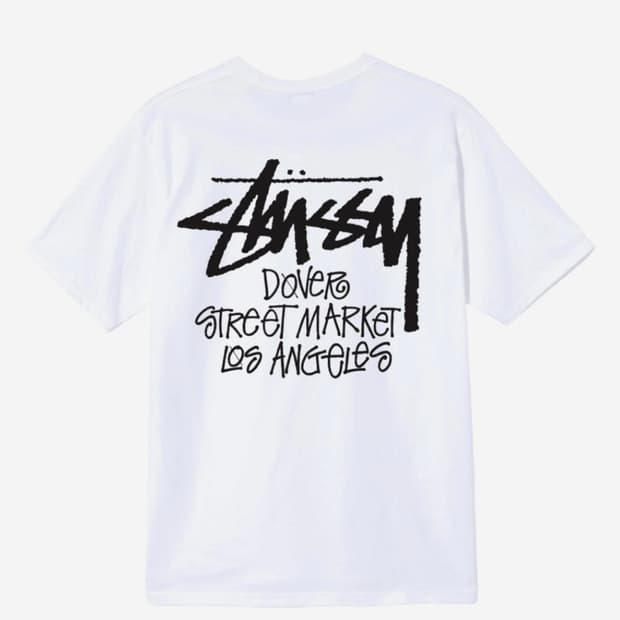  도버 스트릿 마켓 LA Los Angeles 반팔 로고 티셔츠 XL