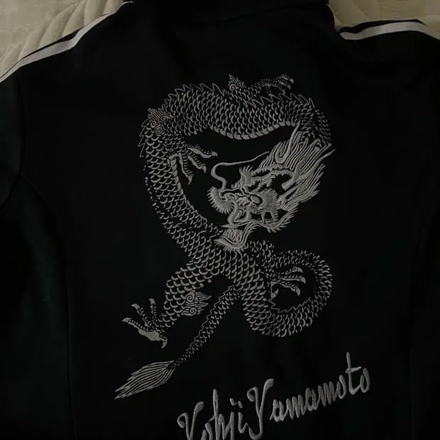 아디다스 요지야마모토 용자수 져지 트랙탑 M