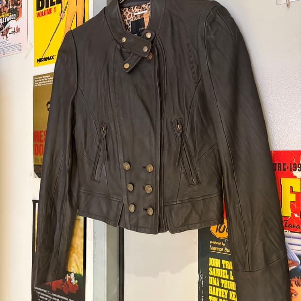 VIKI 양가죽 레더자켓