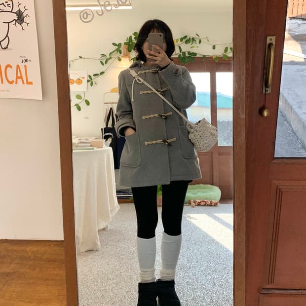 그레이 떡볶이코트