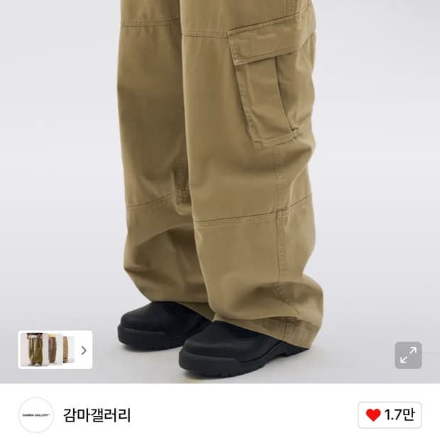 감마갤러리 멀티카고팬츠