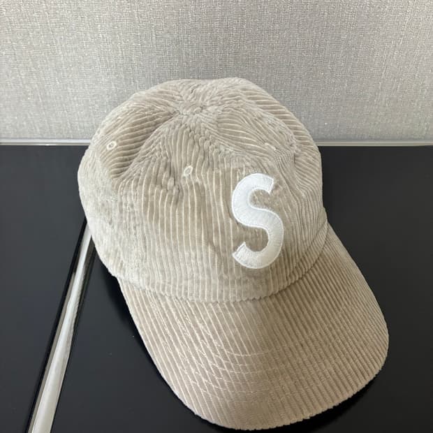 슈프림 코듀로이 S로고 6-패널 캡