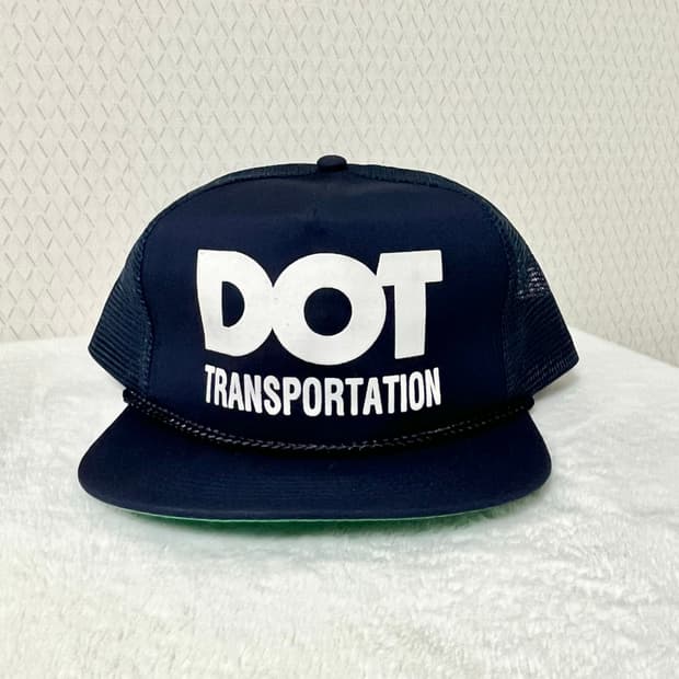 DOT TRANSPORTATION 트러커캡 스냅백 빈티지 메쉬캡
