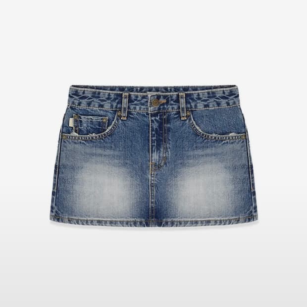 글로니 99 low-rise mini skirt