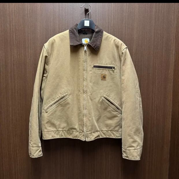 칼하트j97 디트로이트자켓 카멜 L size
