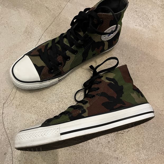 빈티지 컨버스 하이 코듀라 카모