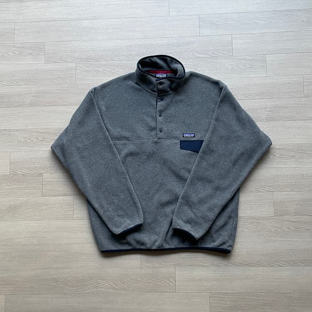 파타고니아 신칠라 니켈 네이비 그레이 플리스 patagonia