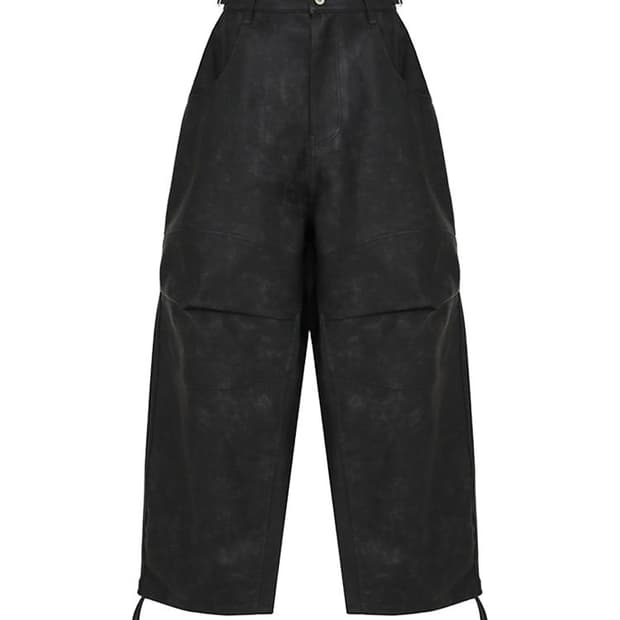 MJD / KOIN 3D KNEE ECO LEATHER PANTS / L