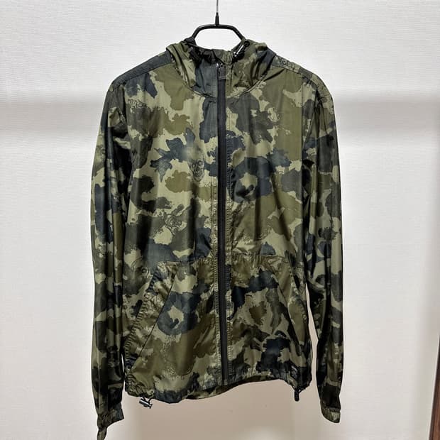 [M] 할리 데이비슨 카모플라쥬 스컬 방수 바람막이