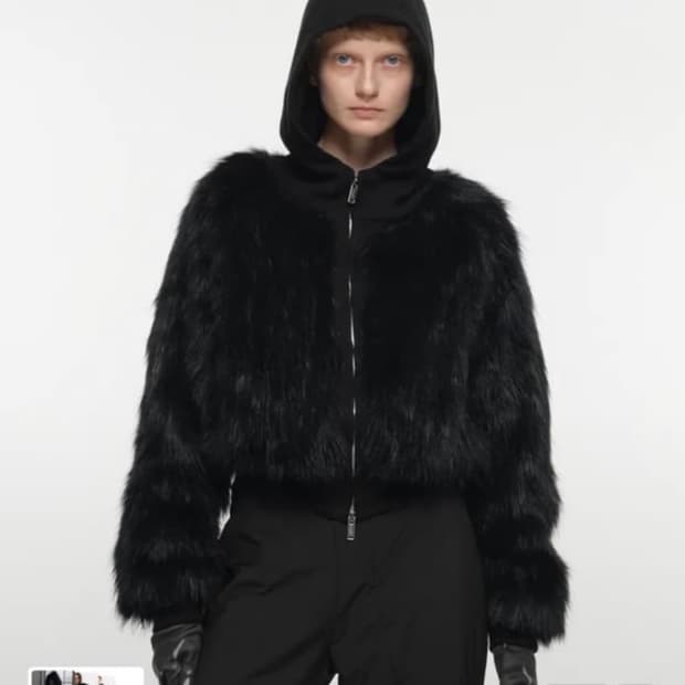 (구합니다) 나체 퍼자켓 블랙 1 사이즈