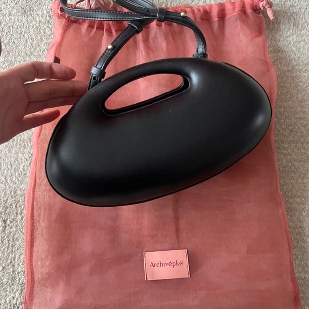 아카이브앱크 하프 베이글 백 블랙 