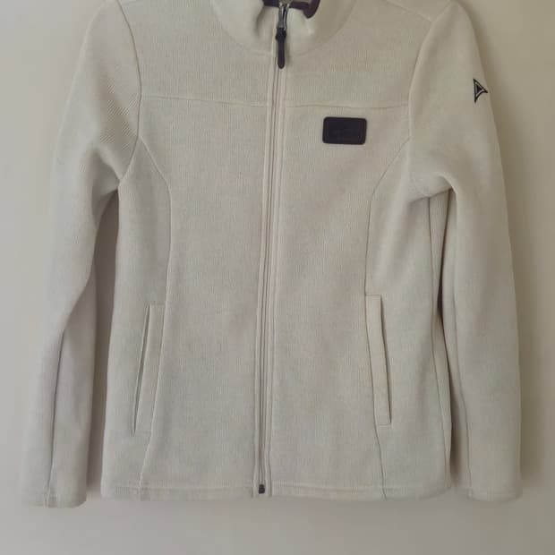 여성 네파  후리스 집업 아이보리 90(S)