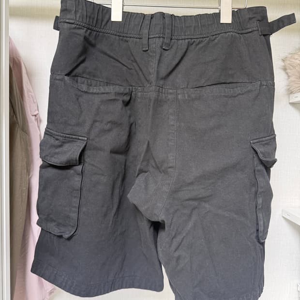 [3,L] 폴리테루 빅카고 1/2 팬츠 페이디드블랙