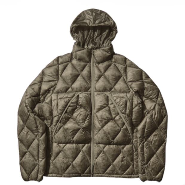 (L)로아 누나 800 필 파워 후드 다운 자켓 세이지 그린