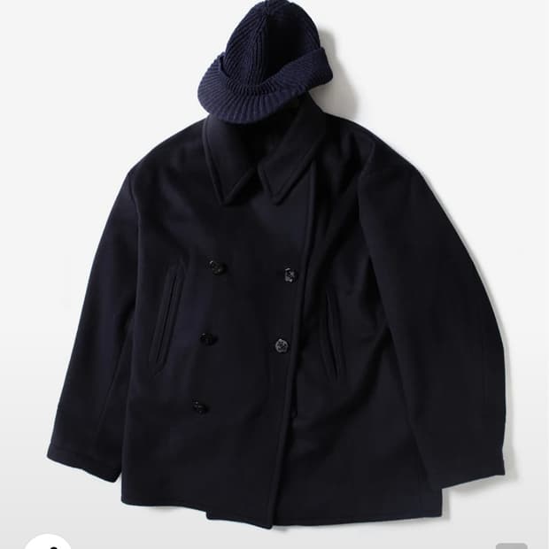 토마스모어 네이비색 피코트 새상품