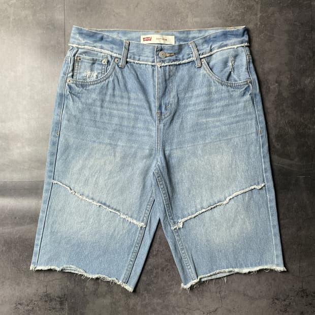 LEVI'S 리바이스511 슬림핏 컷오프 데님 하프팬츠 A01234