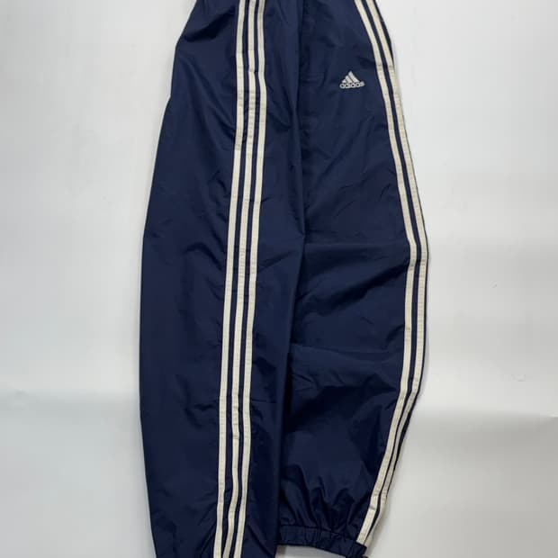 아디다스 삼선 네이비 트랙팬츠 바람막이 조거 바지