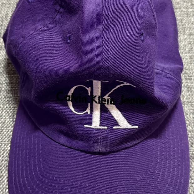 캘빈클라인 빈티지 퍼플 볼캡